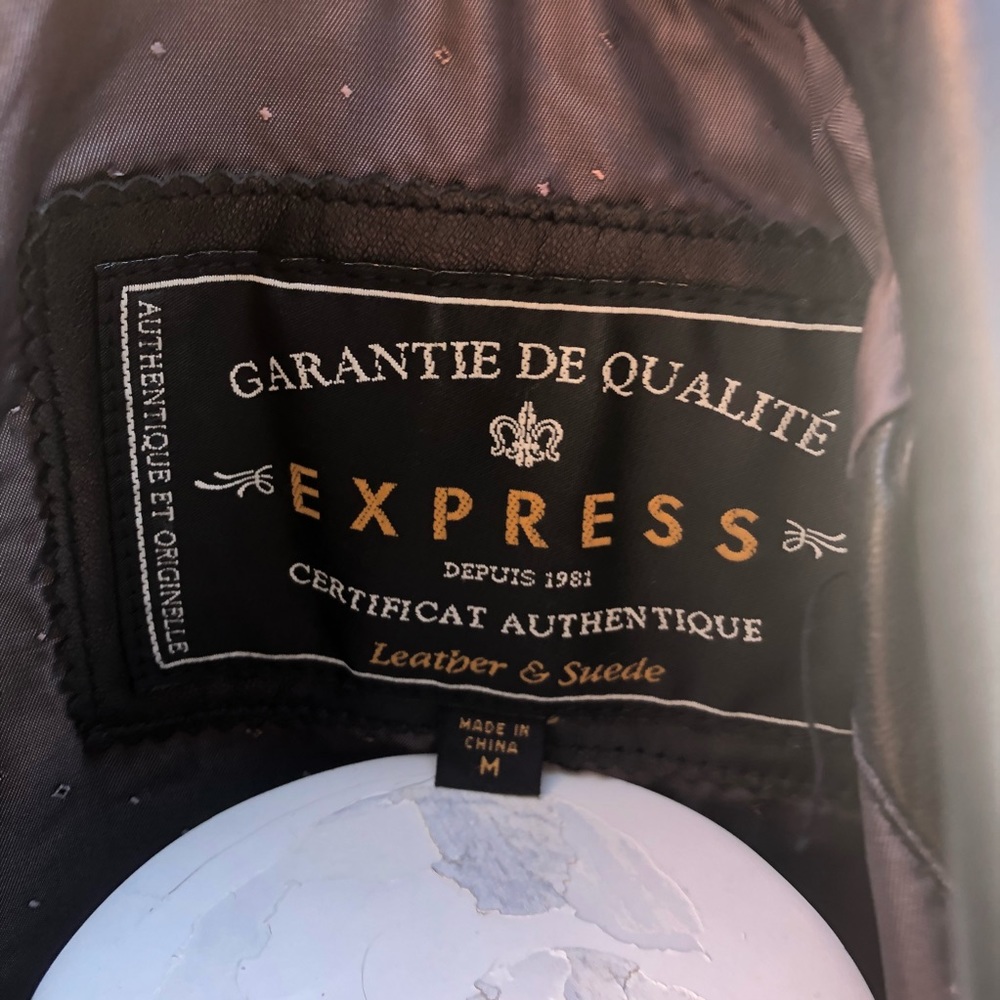 Express Authentic Leather Jacket - image 8